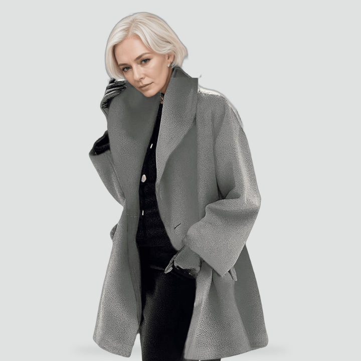 Cordelia oversized coat in khaki