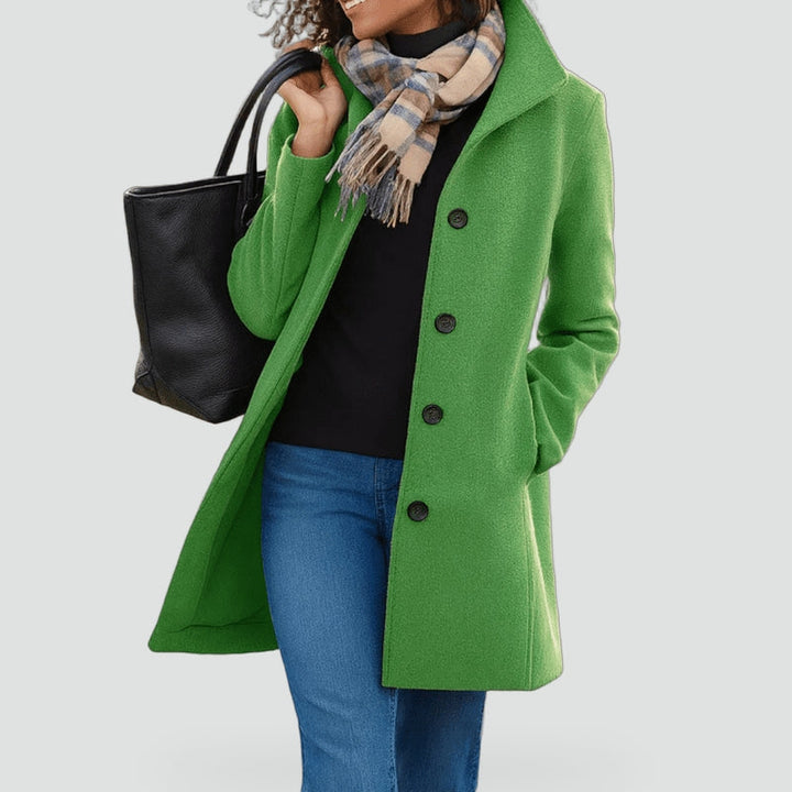 Dorothea wool blend coat in pink