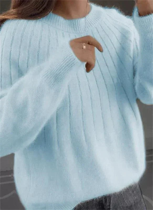 Elsa cashmere blend jumper in white
