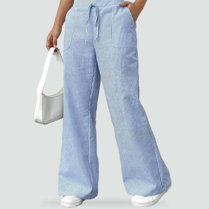 Lorelei wide leg trousers in blue