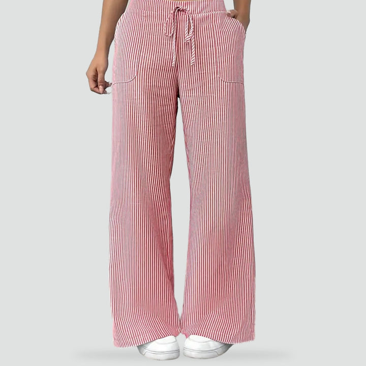 Lorelei wide leg trousers, back view