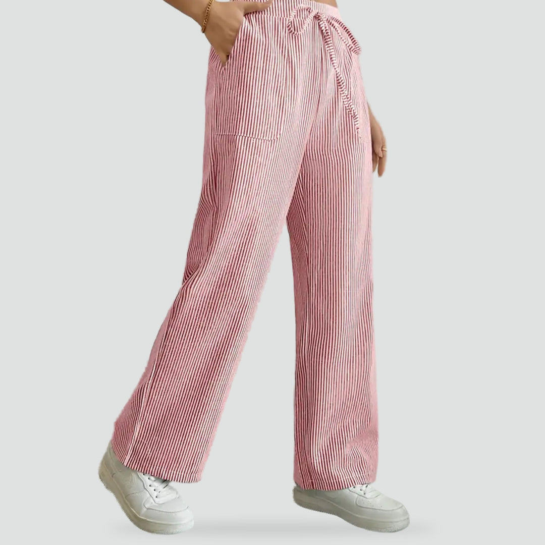 Lorelei wide leg trousers, detail