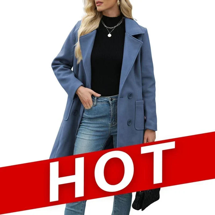 Lavinia double breasted everyday coat – image 2