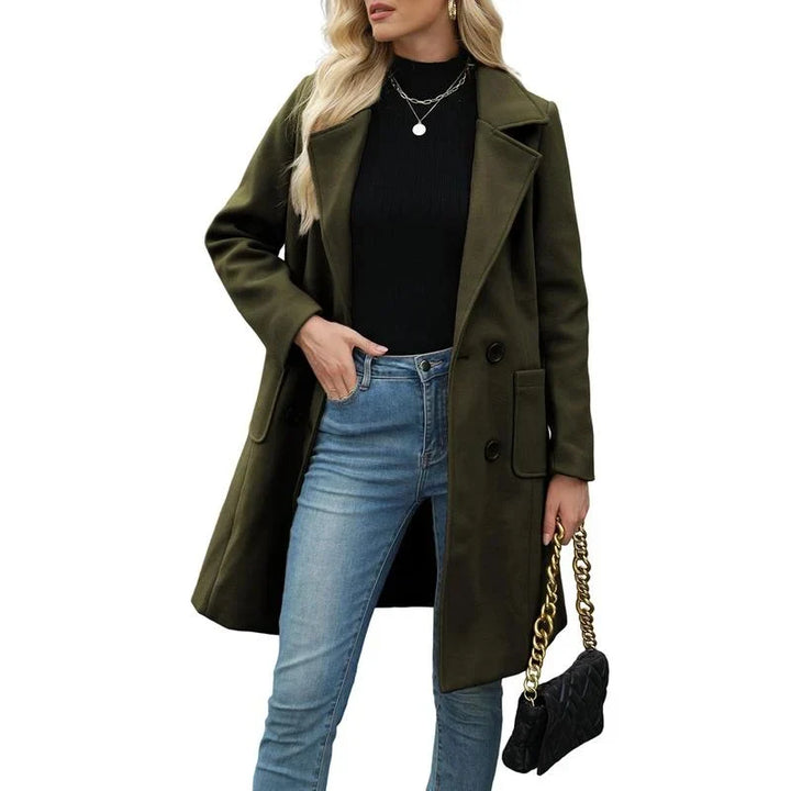 Lavinia double breasted everyday coat – image 4