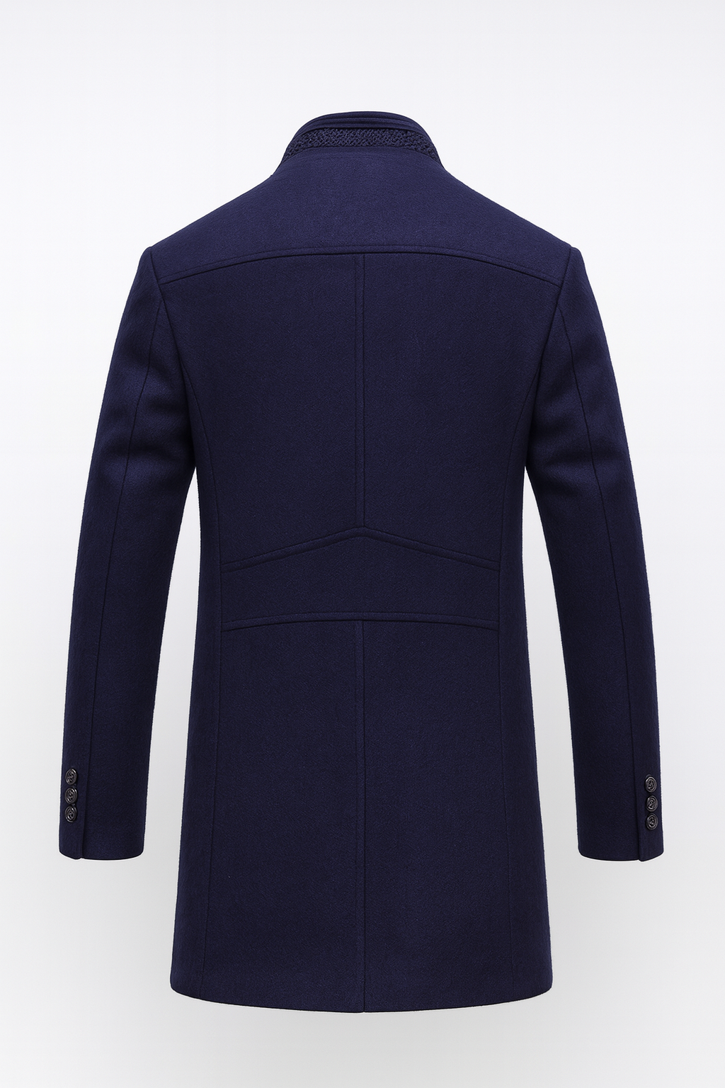 Araminta contrast trim stand collar coat – image 5