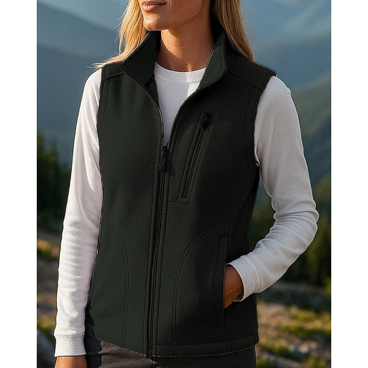 Britta sleeveless vest jacket with pockets – image 5