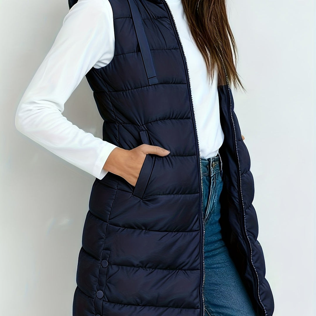 Brielle hooded relaxed long coat – image 15