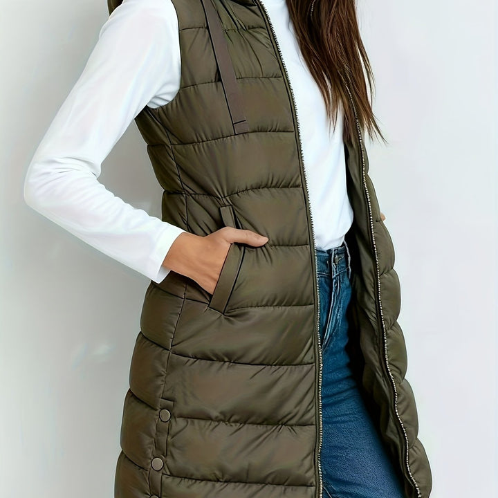 Brielle hooded relaxed long coat – image 19