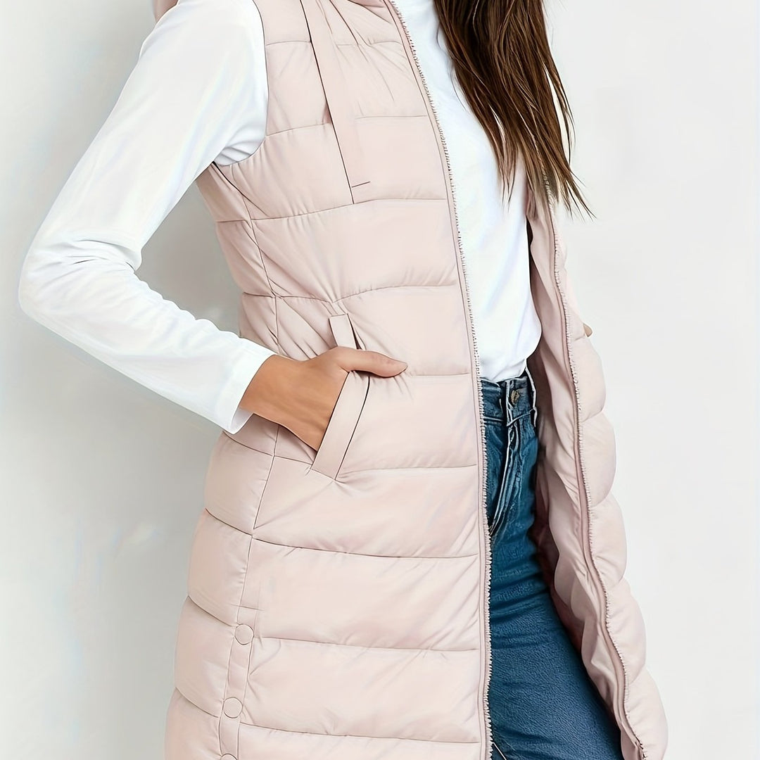 Brielle hooded relaxed long coat – image 20