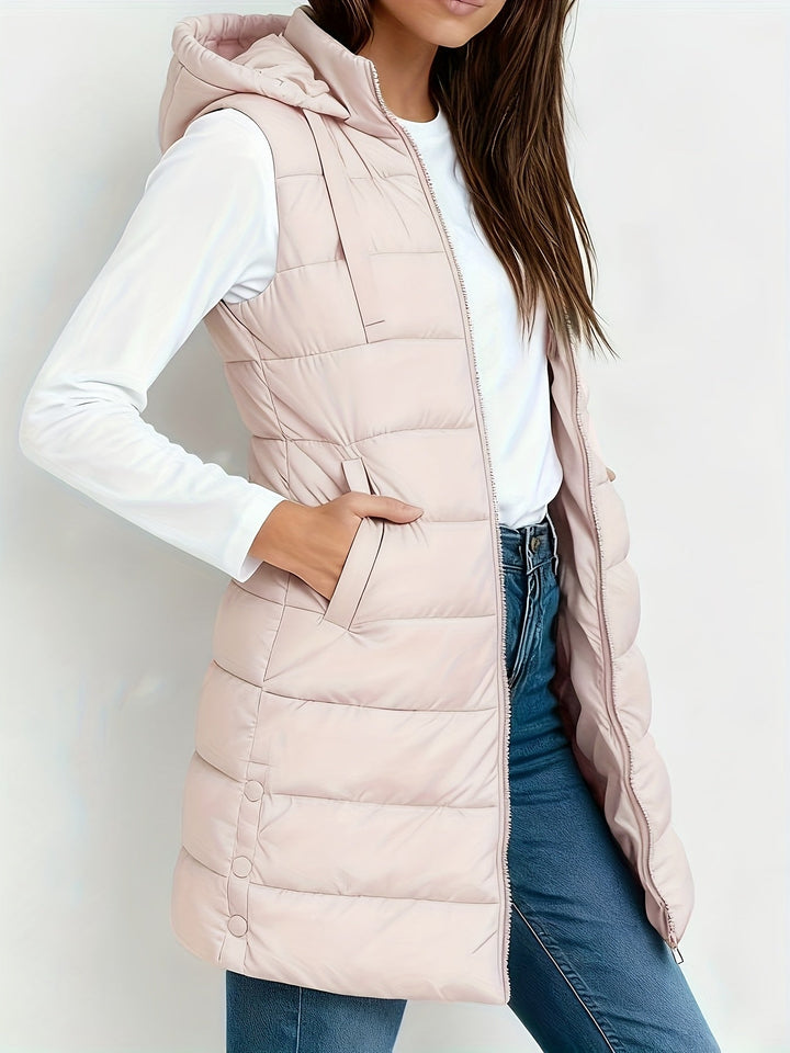 Brielle hooded relaxed long coat – image 7