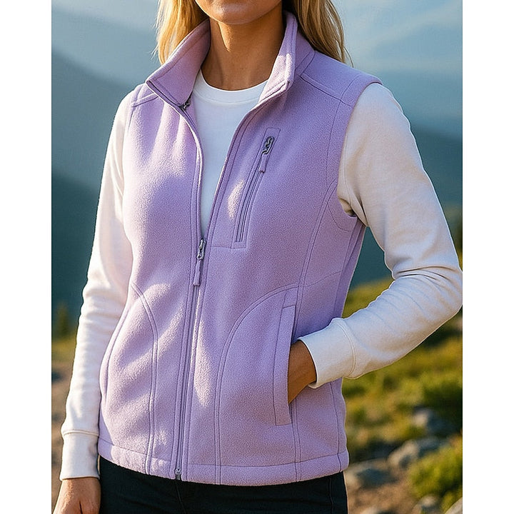 Britta sleeveless vest jacket with pockets