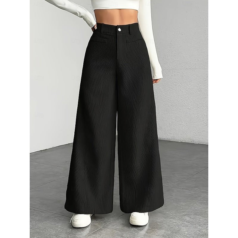 Marina high waisted wide leg trousers – image 2