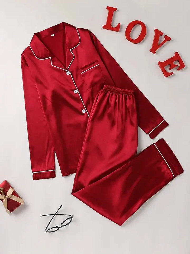 Elena | Elegant Satin Pyjama Set