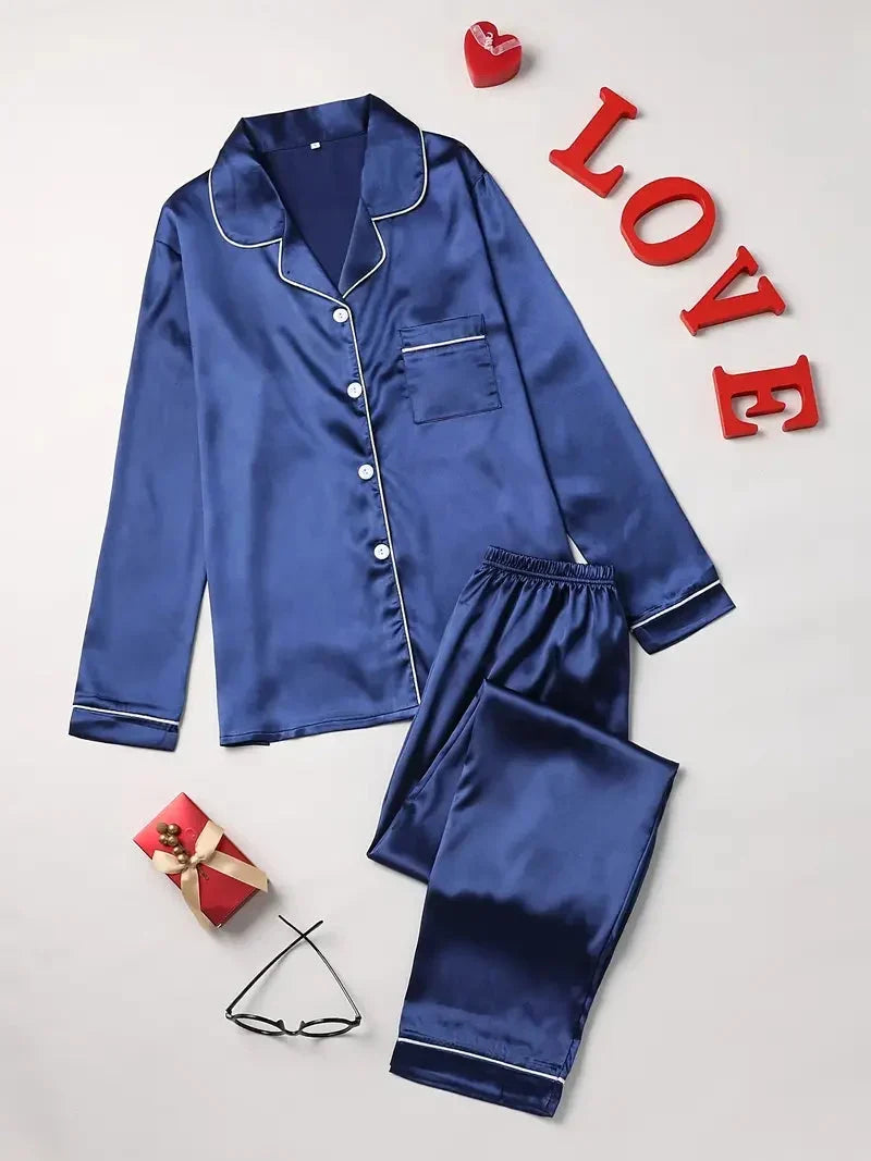 Elena | Elegant Satin Pyjama Set