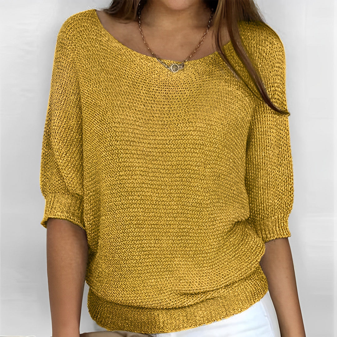 Ursula crew neck jumper in khaki