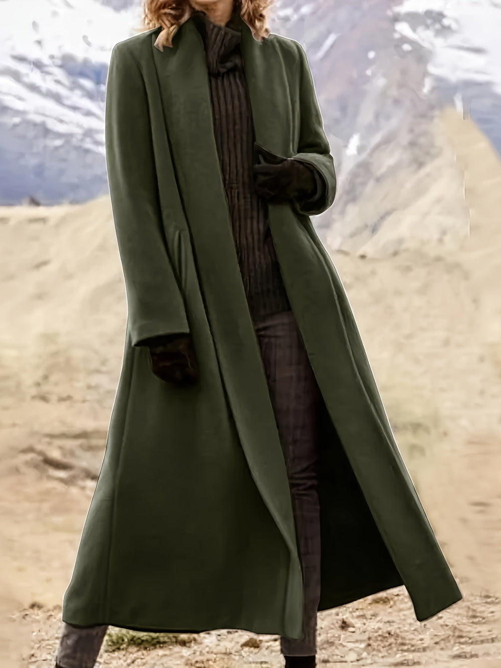 Alba flowing long coat – image 2
