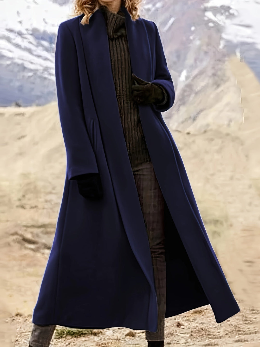 Alba flowing long coat – image 11