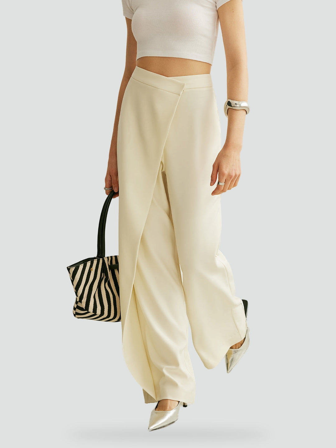 Portia tailored trousers, front view