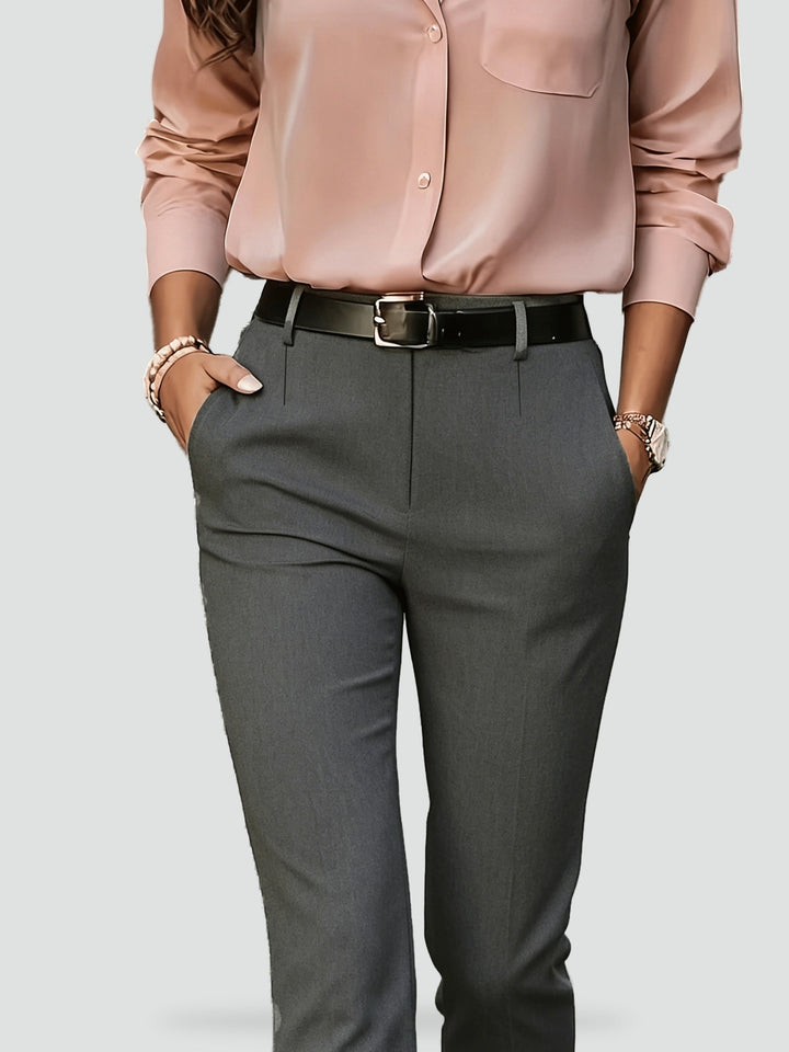 Tabitha high waist tailored trousers, front view