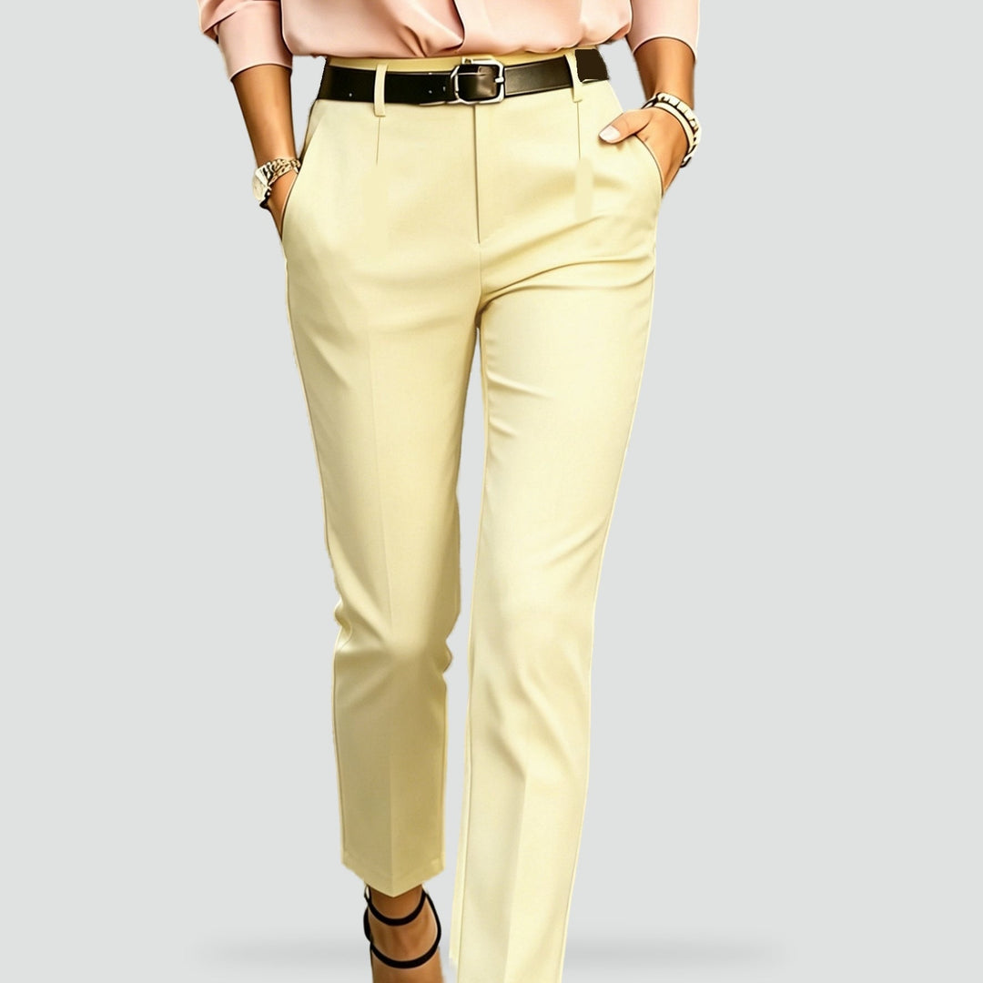Tabitha high waist tailored trousers, back view