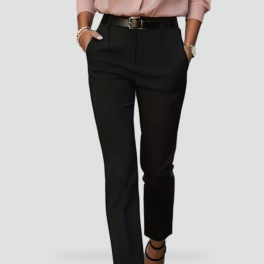 Tabitha high waist tailored trousers, pocket detail