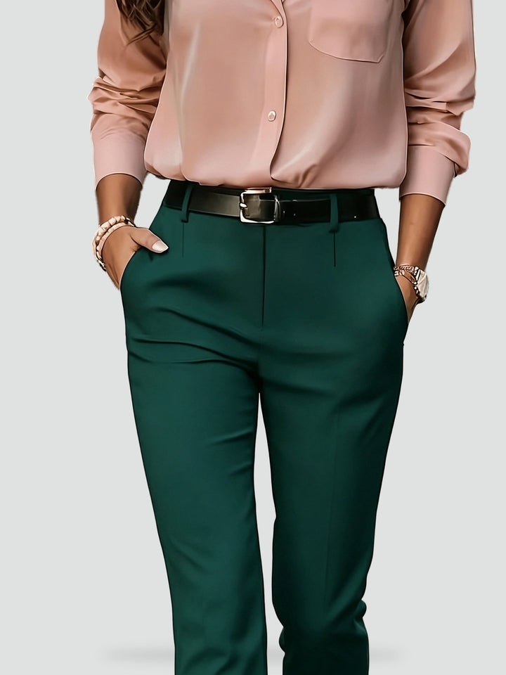 Tabitha high waist tailored trousers in black