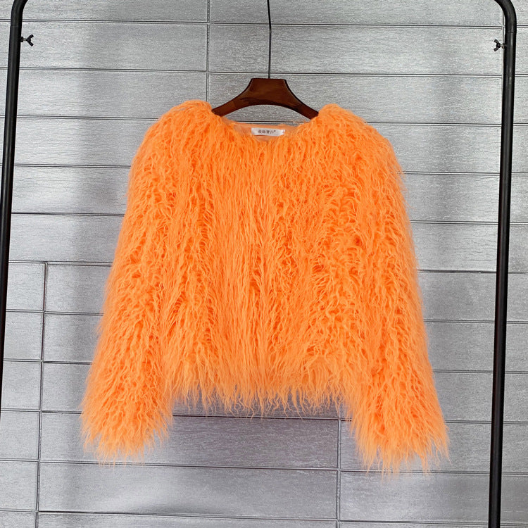 Yara faux fur coat – image 10