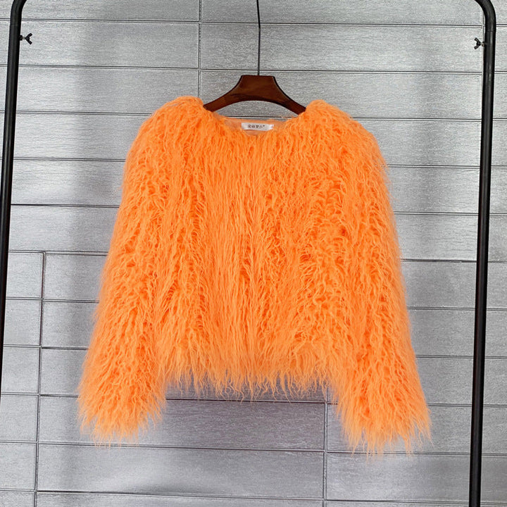 Yara faux fur coat – image 10