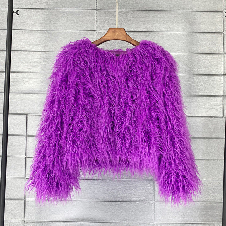 Yara faux fur coat – image 3