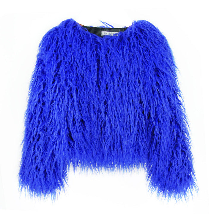 Yara faux fur coat – image 9