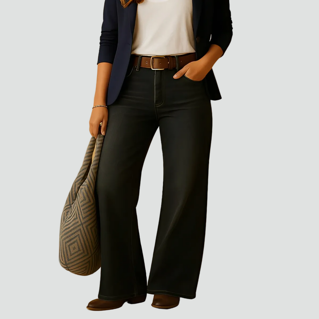 Bronwyn classic straight leg jeans in grey
