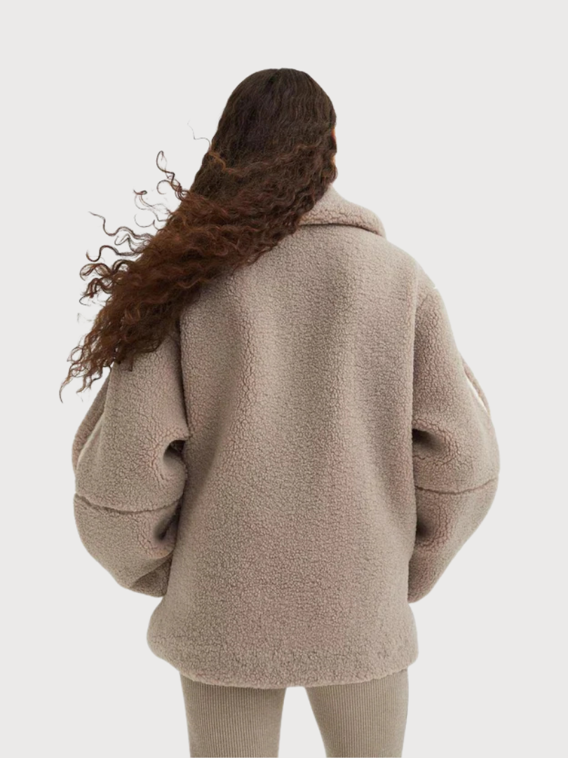 Marguerite high neck oversized coat – image 5