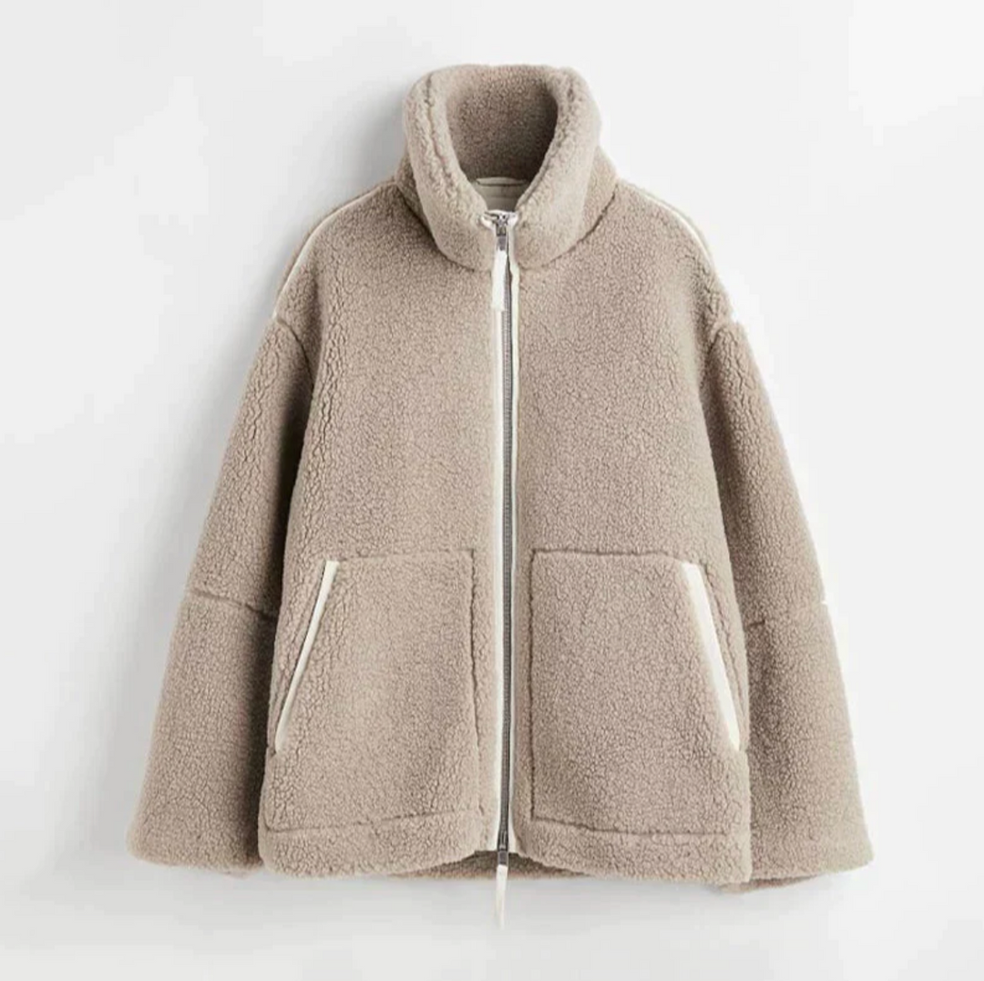 Marguerite high neck oversized coat – image 9