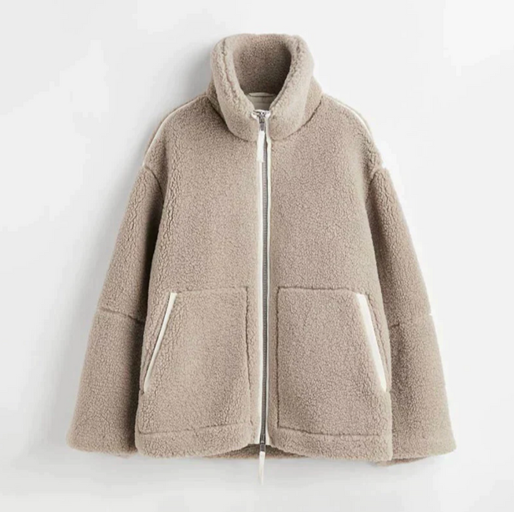 Marguerite high neck oversized coat – image 9