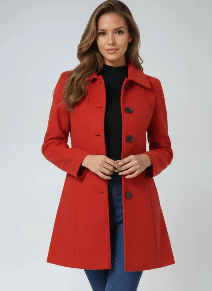 Fiona structured draped coat – image 3