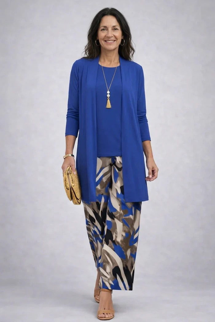Leonora three piece printed trouser set – image 3
