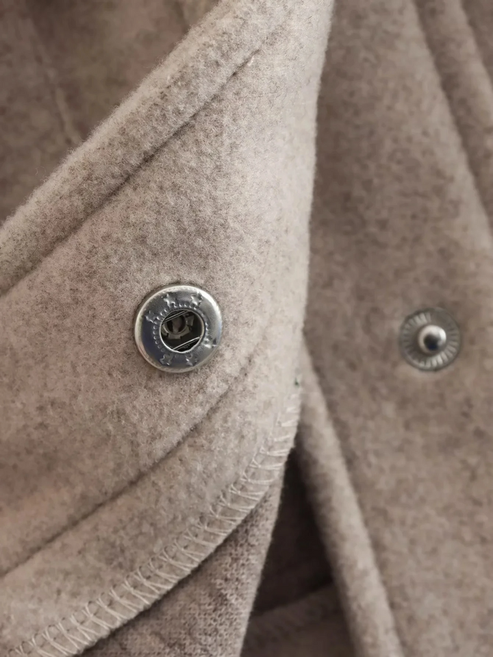 Vivienne draped sleek coat – image 11