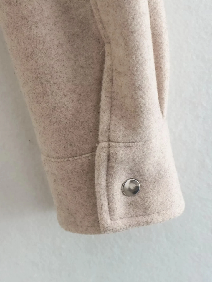 Vivienne draped sleek coat – image 3