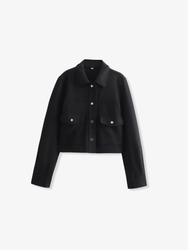 Vivienne draped sleek coat – image 4