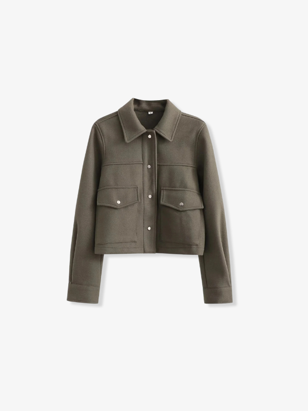 Vivienne draped sleek coat – image 5
