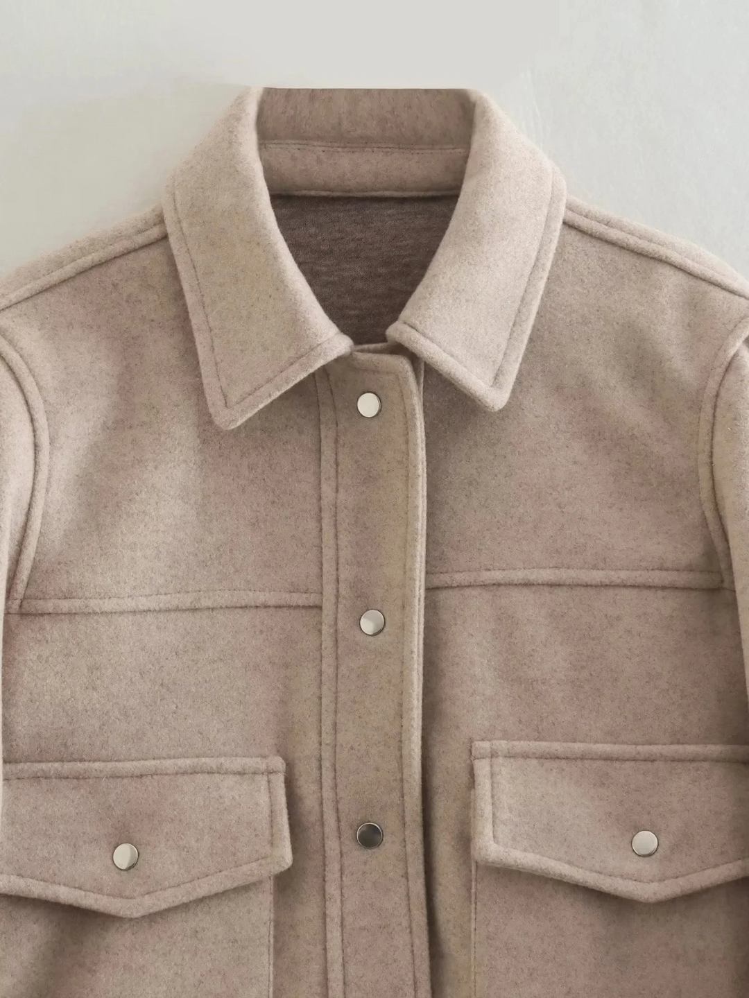 Vivienne draped sleek coat – image 7