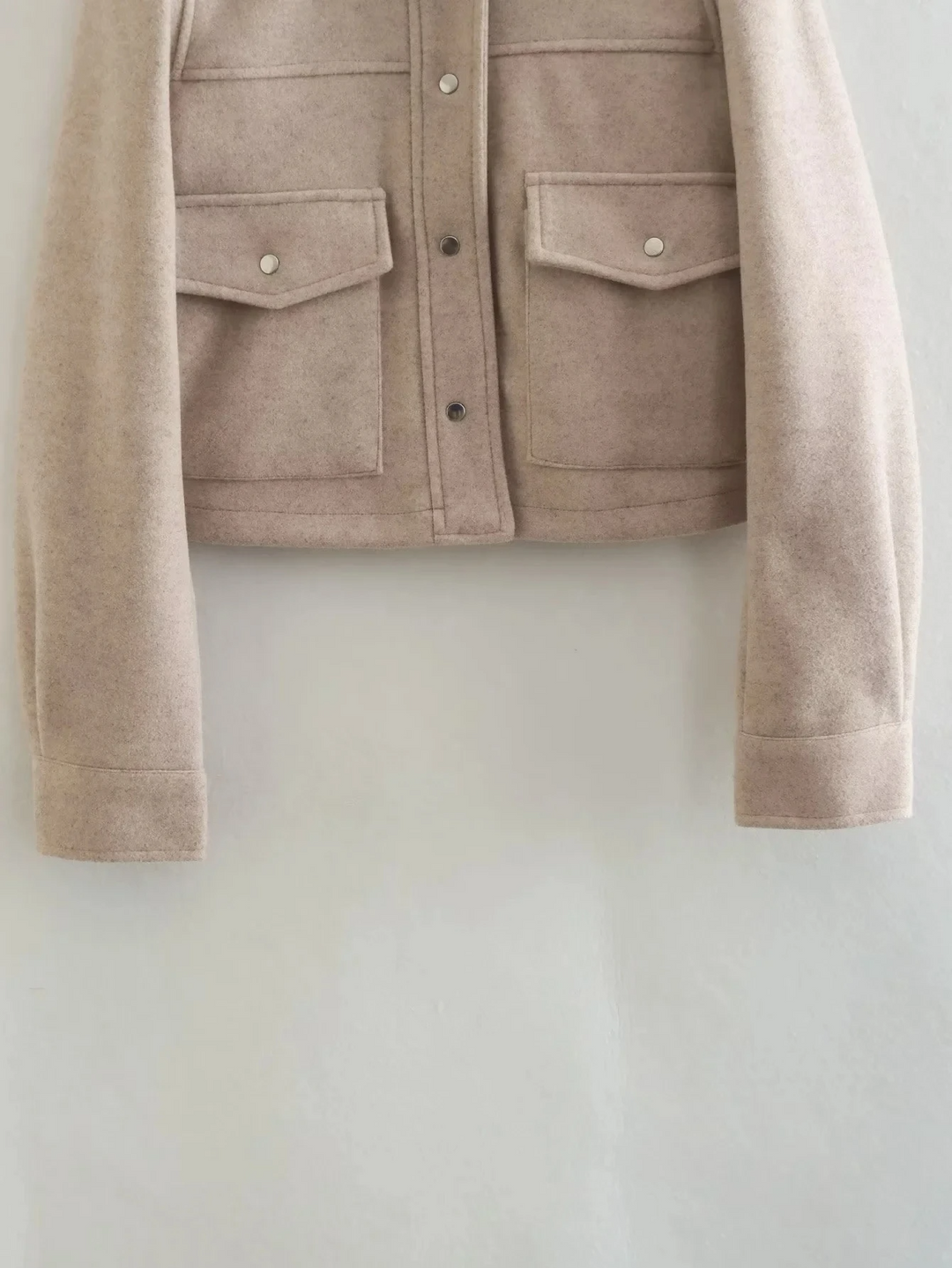 Vivienne draped sleek coat – image 8
