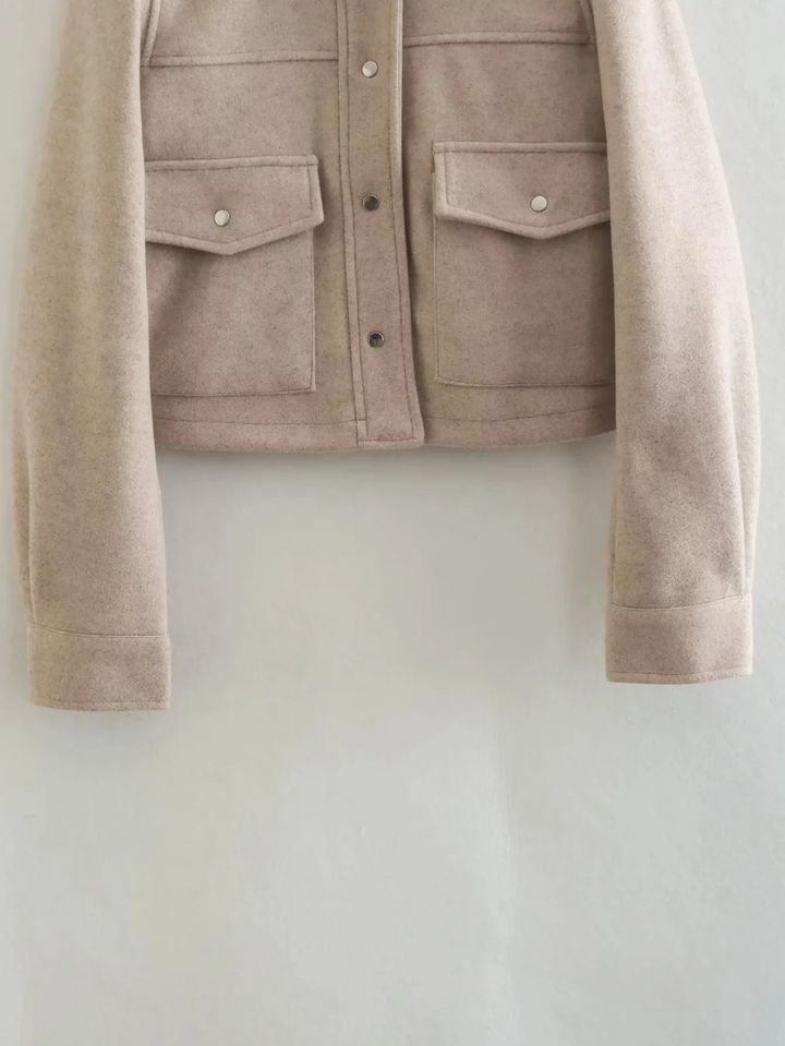 Vivienne draped sleek coat – image 8