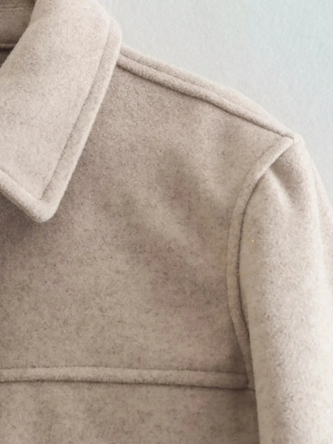 Vivienne draped sleek coat – image 9