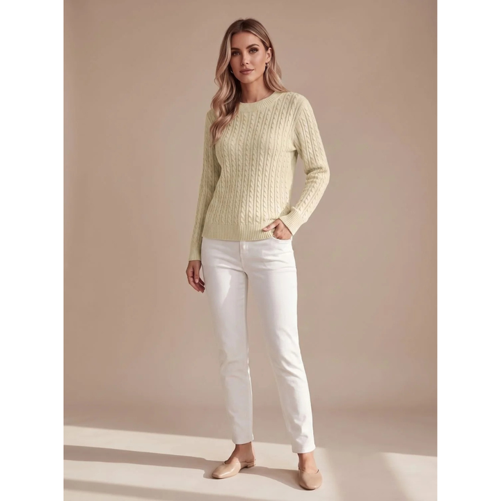 Giada textured knit jumper in lilac