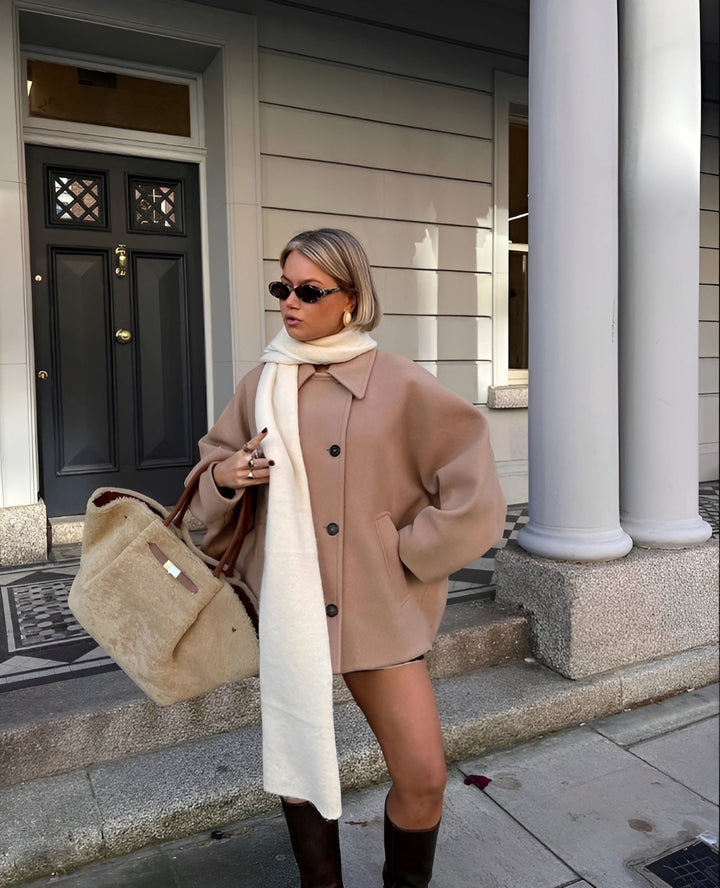 Agathe double breasted tailored coat – image 4