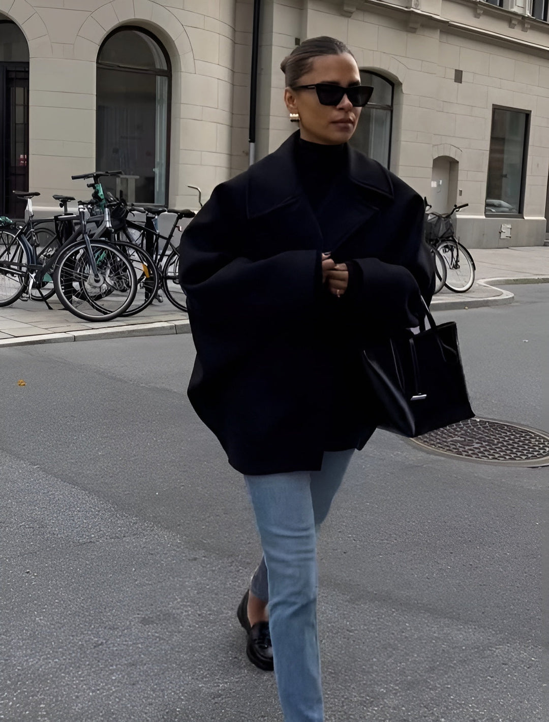 Agathe double breasted tailored coat – image 9