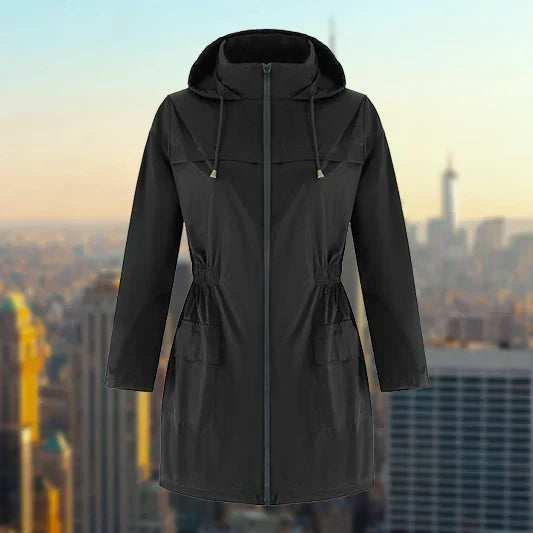 Greer hooded modern coat – image 3