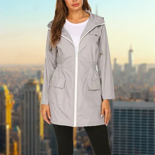Greer hooded modern coat – image 4