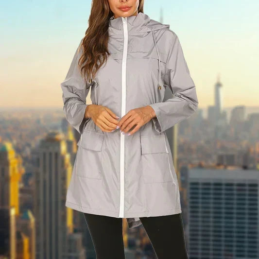 Greer hooded modern coat – image 8